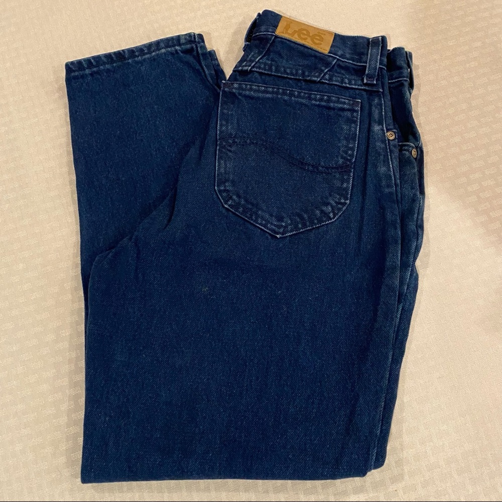 Vintage Lee high waisted jeans, dark blue